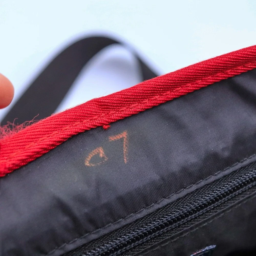 Vintage 90s Polo Sport Ralph Lauren Messenger Bag Unisex Red Crossbody Nylon USA